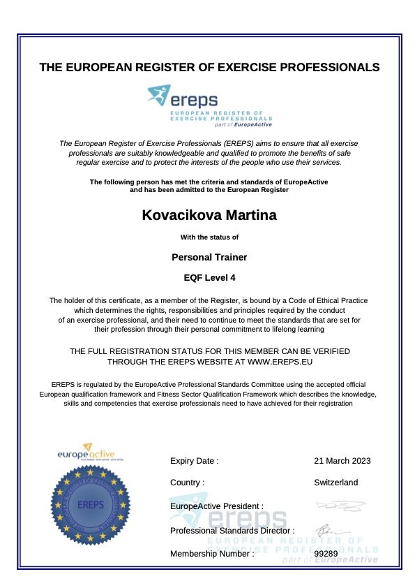 Diplome - EREPS 2